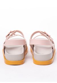 melissa - Sandały damskie Melissa Wide Platform Sandal AD. (33251-53930). Kolor: różowy. Materiał: materiał. Wzór: aplikacja. Obcas: na platformie #4