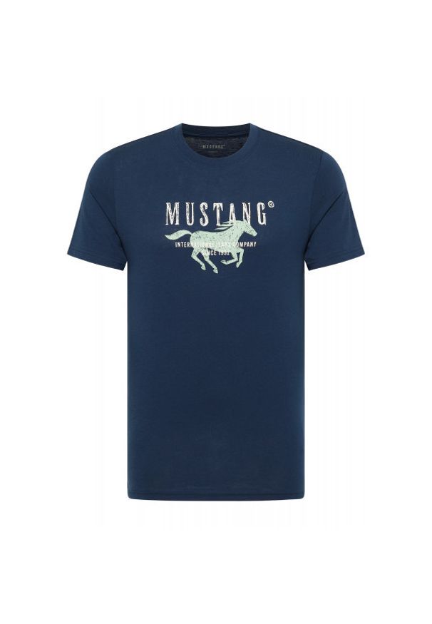 Męski T-Shirt Mustang Style Austin Dress Blues 1016484 5334