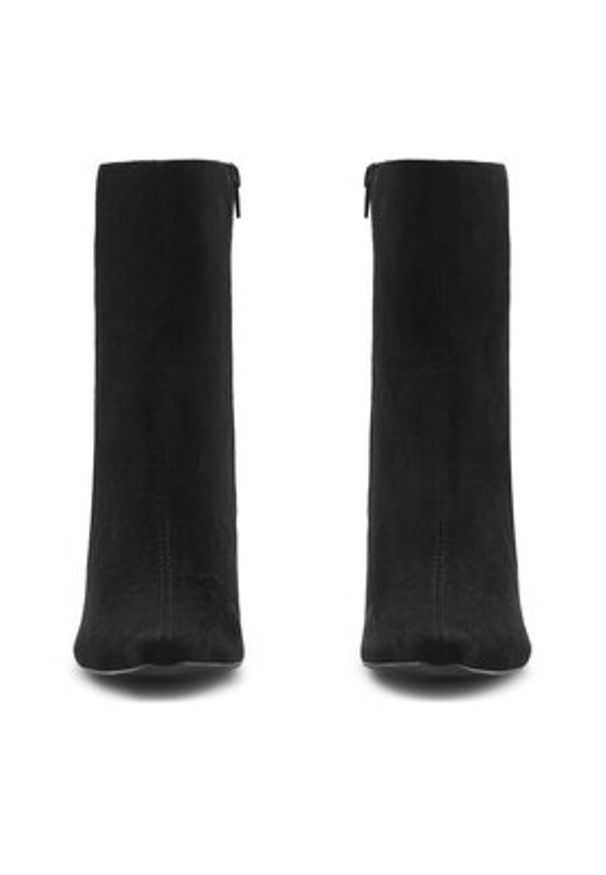 DeeZee Botki RAQUEL HCL230103 Czarny. Kolor: czarny. Materiał: materiał