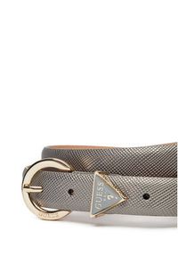 Guess Pasek Damski Noelle (ZG) Belts BW9071 P4125 Srebrny. Kolor: srebrny. Materiał: skóra