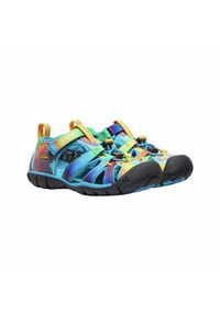 keen - Buty do chodzenia dla dzieci Keen Seacamp II Cnx Racing Red Gargoyle. Zapięcie: rzepy. Kolor: czerwony. Materiał: materiał. Szerokość cholewki: normalna. Sport: turystyka piesza