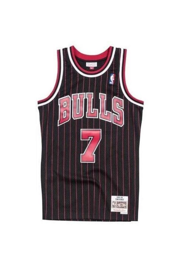 Mitchell & Ness - Koszulka NBA Chicago Bulls Toni Kukoc. Kolor: czarny. Materiał: jersey. Sport: koszykówka