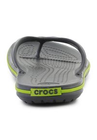 Japonki Crocs Crocband Flip 11033-0A1 szare. Kolor: szary. Materiał: materiał
