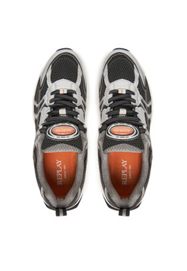 Replay - REPLAY Sneakersy GMSD5 .000.C0002T Szary. Kolor: szary. Materiał: materiał