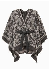 bonprix - Poncho. Kolor: szary