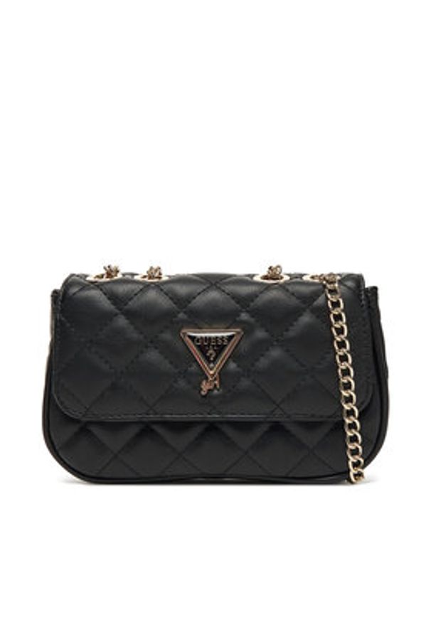 Guess Torebka J5YZ17 WGT10 Czarny. Kolor: czarny. Materiał: skórzane