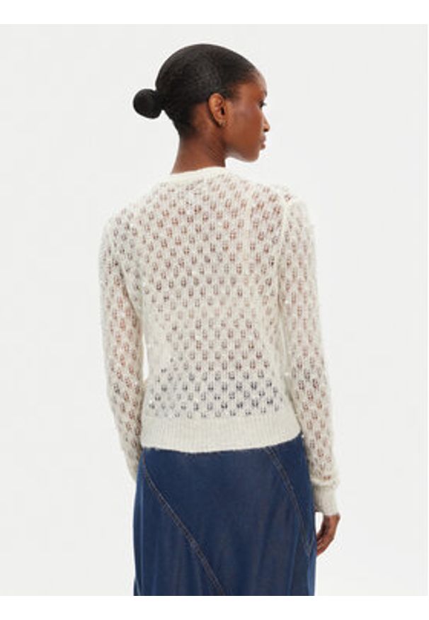 Munthe Kardigan Perl 252162025274 Beżowy Regular Fit. Kolor: beżowy. Materiał: syntetyk