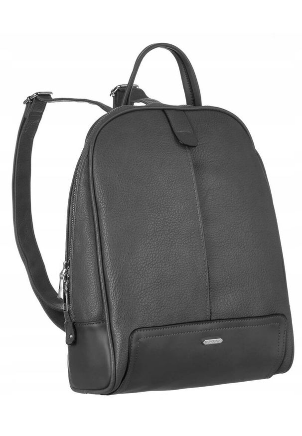 ROVICKY - Plecak damski Rovicky R-PL-6014 szary. Kolor: szary. Styl: casual, elegancki