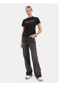 Guess T-Shirt V6RI20 J1314 Czarny Regular Fit. Kolor: czarny. Materiał: bawełna #5