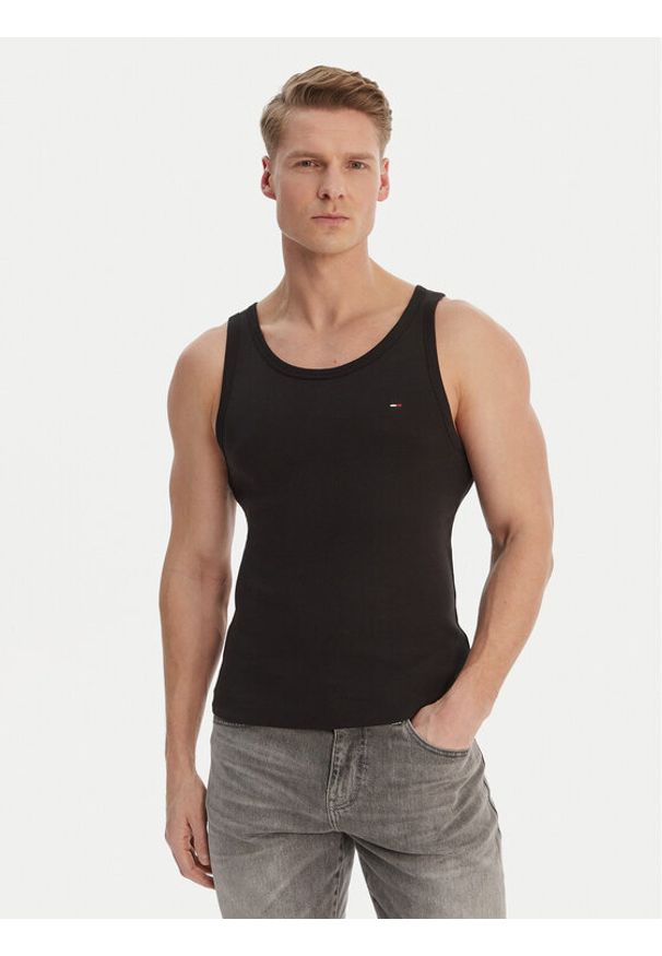 Tommy Jeans Komplet tank topów DM0DM20769 Czarny Slim Fit. Kolor: czarny. Materiał: bawełna