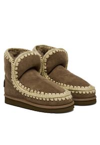 Mou Śniegowce MU.FW101050A Szary. Kolor: szary. Materiał: zamsz, skóra #6