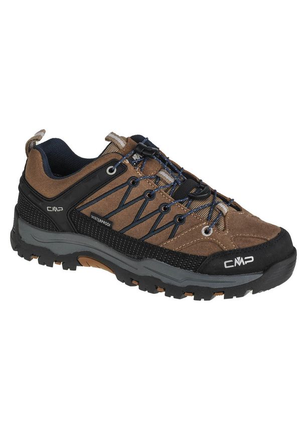 Buty trekkingowe chłopięce, CMP Rigel Low. Kolor: brązowy