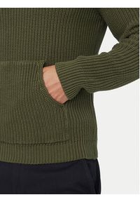 Aeronautica Militare Sweter 262MA1665UL00409 Khaki Regular Fit. Kolor: brązowy. Materiał: bawełna #4