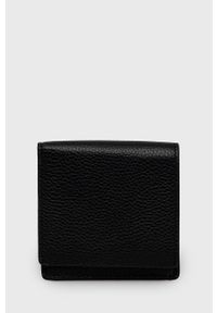 Trussardi Jeans - Trussardi Portfel skórzany męski kolor czarny. Kolor: czarny. Materiał: skóra. Wzór: gładki #4