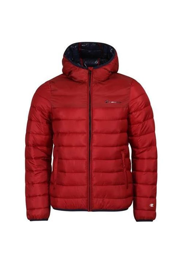 Kurtka uniwersalna dziewczęca Champion Hooded Jacket. Typ kołnierza: kaptur. Kolor: czerwony, wielokolorowy. Materiał: syntetyk. Styl: klasyczny