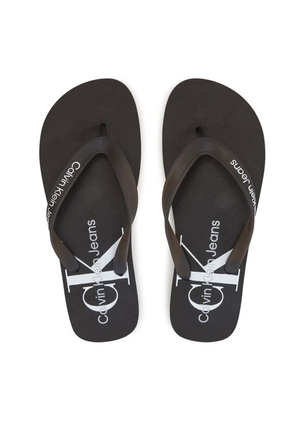 Calvin Klein Jeans Japonki Beach Sandal Monogram Tpu YM0YM00838 Czarny. Kolor: czarny