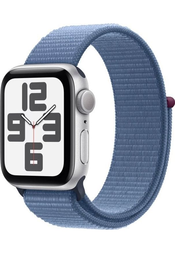 APPLE - Smartwatch Apple Watch SE 2023 GPS 40mm Silver Alu Sport Loop Niebieski (MRE33QC/A). Rodzaj zegarka: smartwatch. Kolor: niebieski. Styl: sportowy