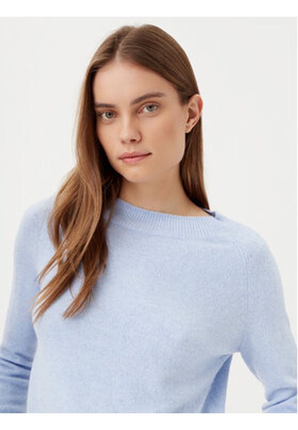 only - ONLY Sweter Rica 15204279 Niebieski Regular Fit. Kolor: niebieski. Materiał: syntetyk