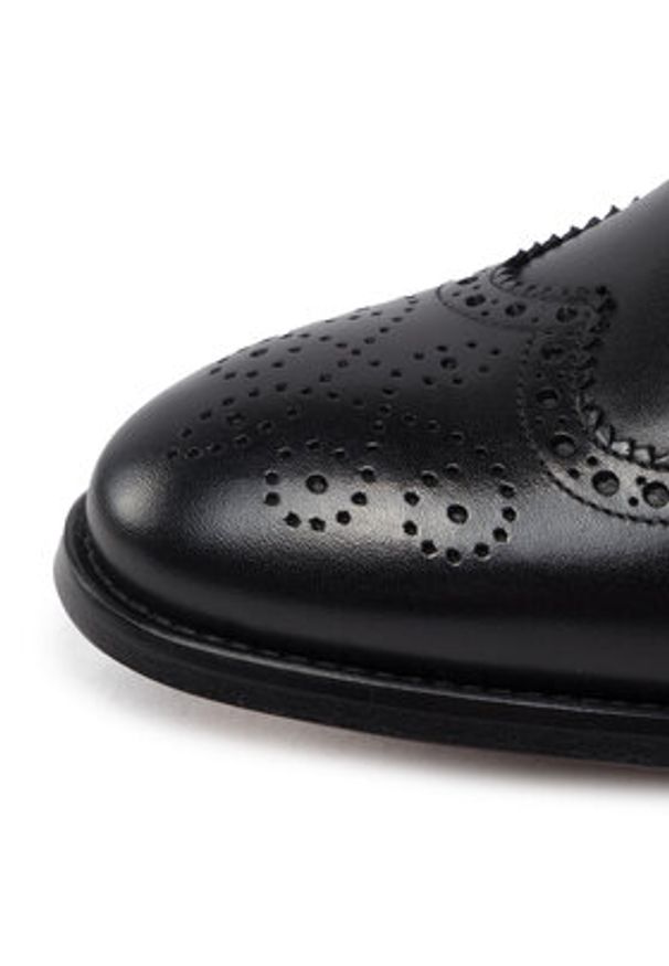Lord Premium Półbuty Brogues 5501 Czarny. Kolor: czarny. Materiał: skóra