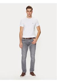 Guess T-Shirt Caleb U97M00 KCD31 Biały Slim Fit. Kolor: biały. Materiał: bawełna #5