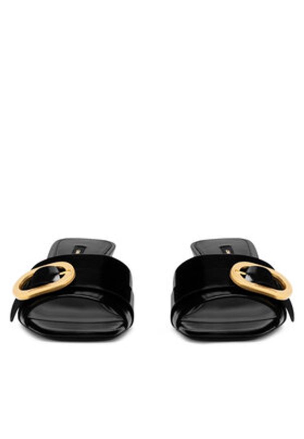 Gino Rossi Klapki VITA-V15595-15-1 Czarny. Kolor: czarny. Materiał: skóra, lakier