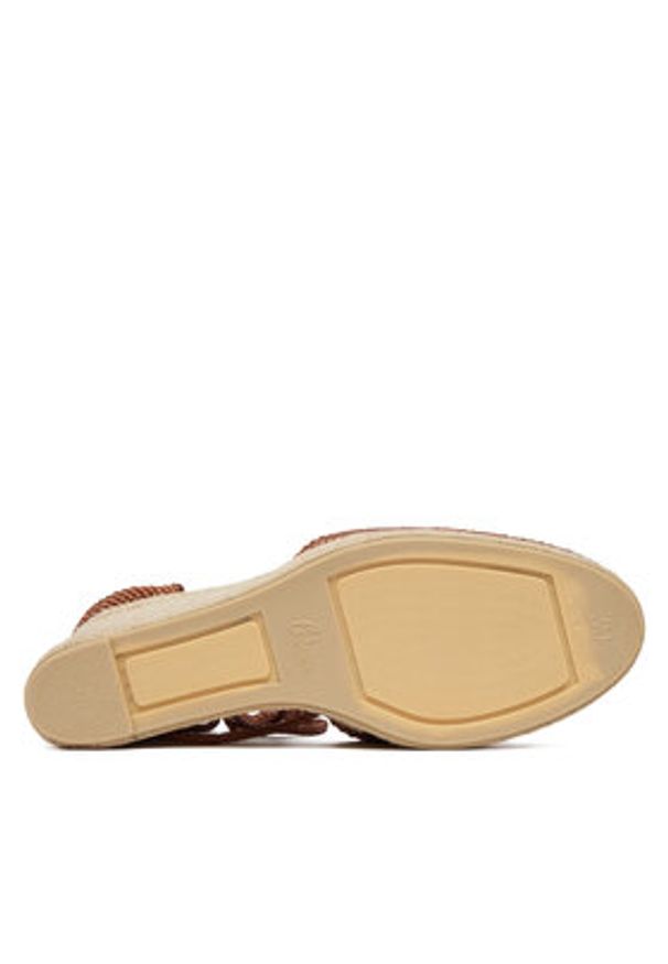 Castañer Espadryle Cora 026131-2000 Brązowy. Kolor: brązowy. Materiał: materiał