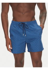 HOM Szorty kąpielowe Hendaye 402935 Niebieski Regular Fit. Kolor: niebieski. Materiał: syntetyk