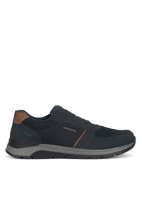 Rieker Sneakersy 39652-14 Granatowy. Kolor: niebieski. Materiał: syntetyk