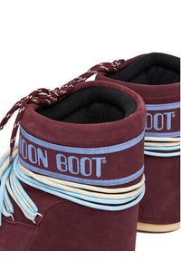 Moon Boot Śniegowce 80D1409670 Bordowy. Kolor: czerwony. Materiał: zamsz, skóra #4