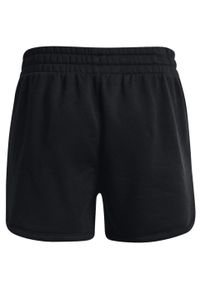 Spodnie treningowe damskie Under Armour Rival Fleece Shorts. Kolor: czarny. Długość: krótkie