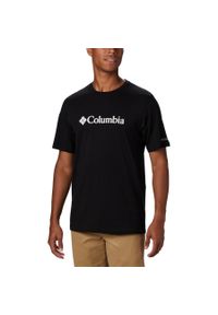 columbia - Koszulka męska T-shirt Columbia CSC Basic Logo. Kolor: wielokolorowy, czarny