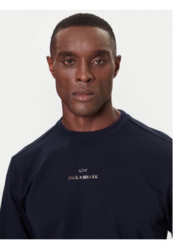 PAUL & SHARK - Paul&Shark Bluza 15311821 Granatowy Regular Fit. Kolor: niebieski. Materiał: bawełna