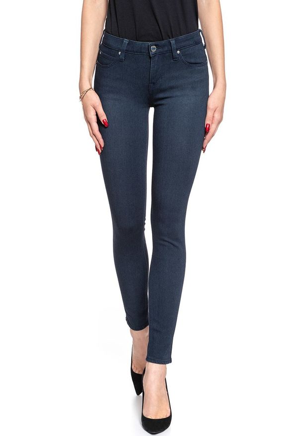 Lee - SPODNIE DAMSKIE LEE SCARLETT BLUE BLACK WAVE L506ELKZ 112111176