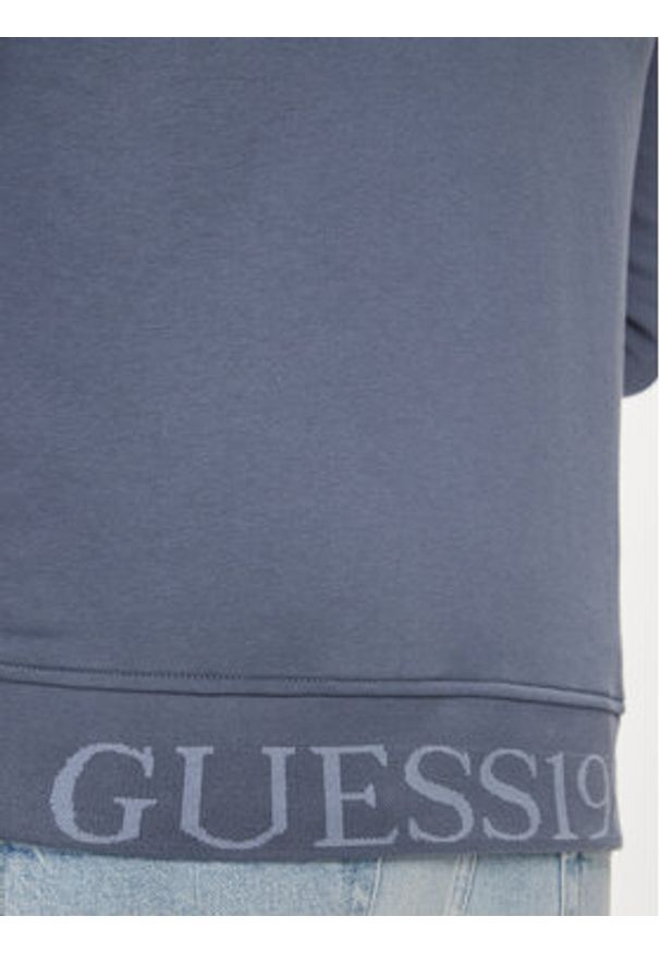 Guess Bluza M4RQ48 KBK32 Niebieski Regular Fit. Kolor: niebieski. Materiał: syntetyk