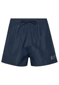 EA7 Emporio Armani Szorty kąpielowe 7M001677 AF13019 MB010 Granatowy Regular Fit. Kolor: niebieski. Materiał: syntetyk #4