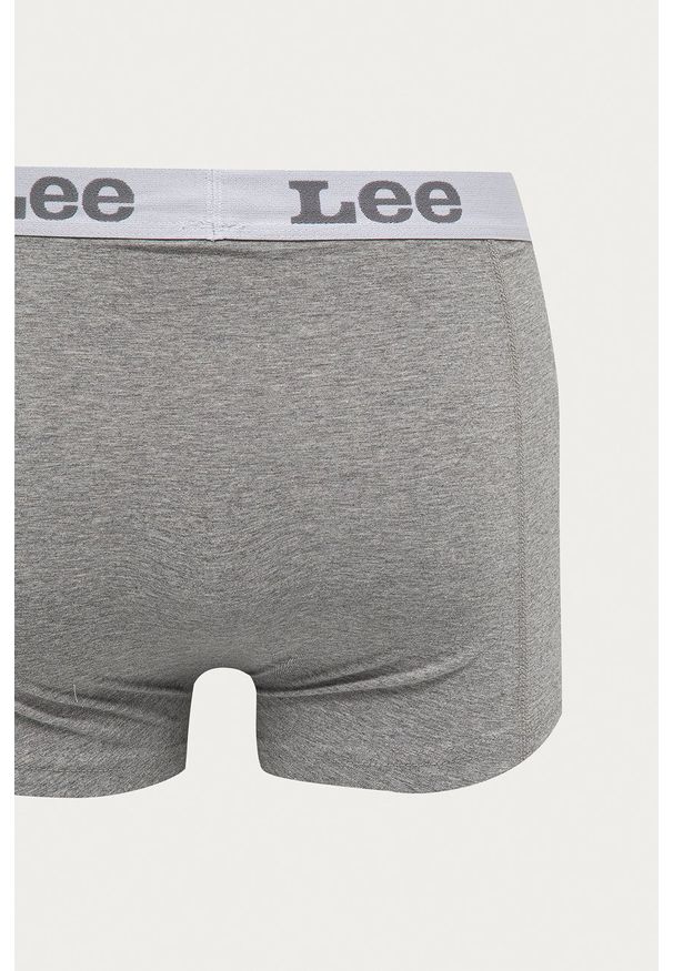 Lee - Bokserki (2-pack). Kolor: szary. Materiał: bawełna