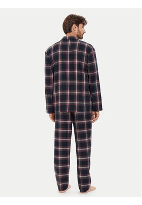 BOSS Piżama Holiday 50550756 Granatowy Regular Fit. Kolor: niebieski. Materiał: bawełna, wiskoza