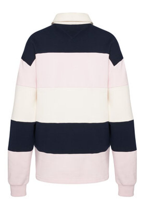 Tommy Jeans Bluza Badge DW0DW21927 Kolorowy Relaxed Fit. Materiał: bawełna. Wzór: kolorowy