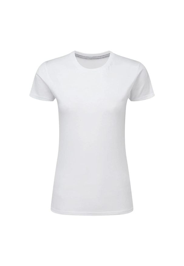 SG - Idealna Koszulka Damska. Kolor: biały. Sport: turystyka piesza