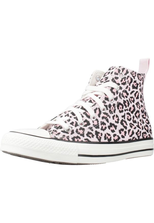 Converse - Buty CONVERSE CHUCK TAYLOR ALL STAR LEOPARD Nadruk zwierzęcy. Kolor: wielokolorowy. Materiał: tkanina. Wzór: nadruk, motyw zwierzęcy