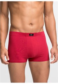 bonprix - Bawełniane bokserki, dopasowany fason (3 pary). Kolor: niebieski. Materiał: jersey, bawełna, materiał #1