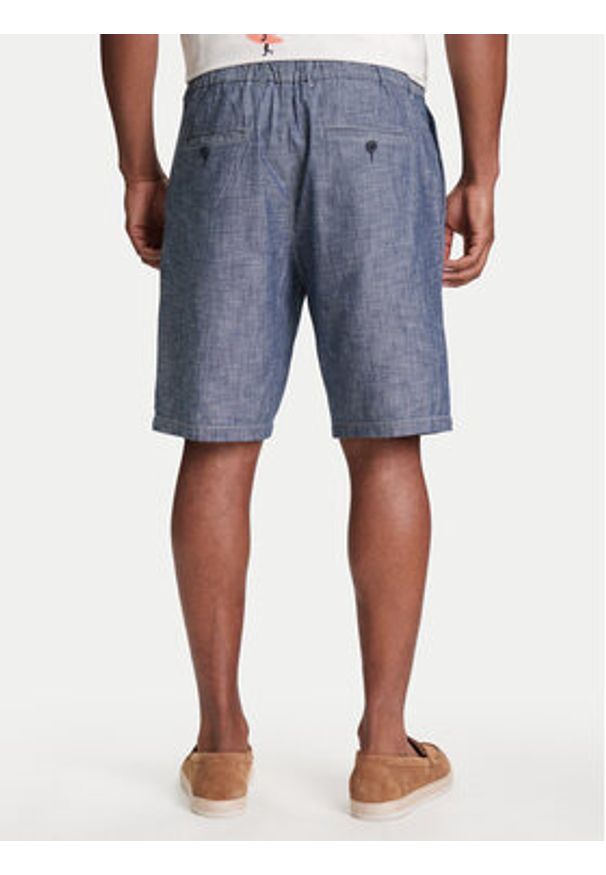 United Colors of Benetton - United Colors Of Benetton Szorty materiałowe 4XGBU9015 Niebieski Regular Fit. Kolor: niebieski. Materiał: bawełna