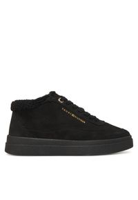 TOMMY HILFIGER - Tommy Hilfiger Sneakersy Modern Court Sneaker Mc Wl FW0FW09000 Czarny. Kolor: czarny. Materiał: skóra