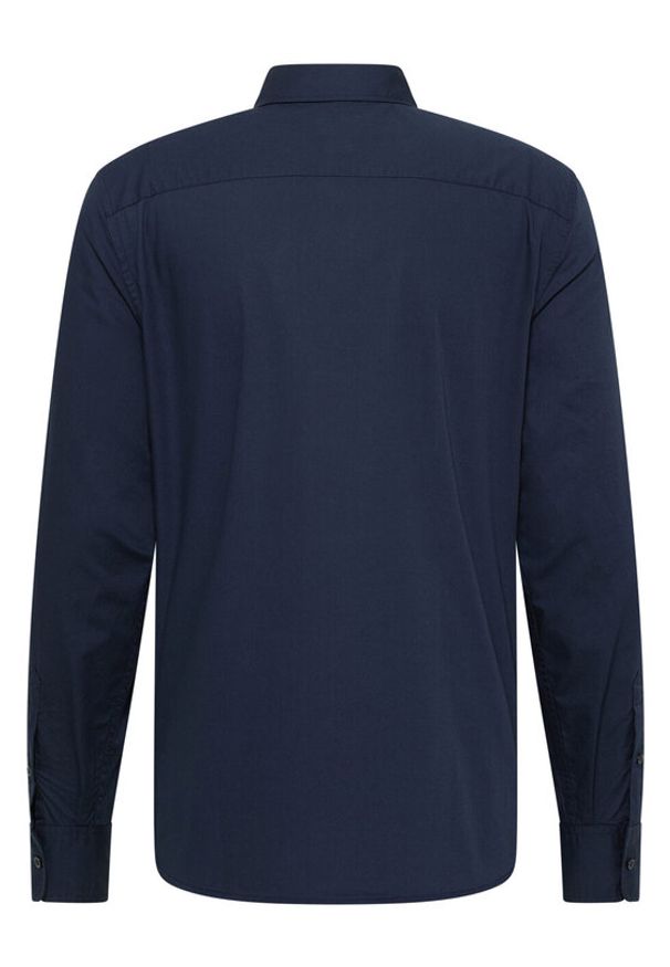 Mustang Koszula Canton 1016238 Granatowy Slim Fit. Kolor: niebieski. Materiał: bawełna