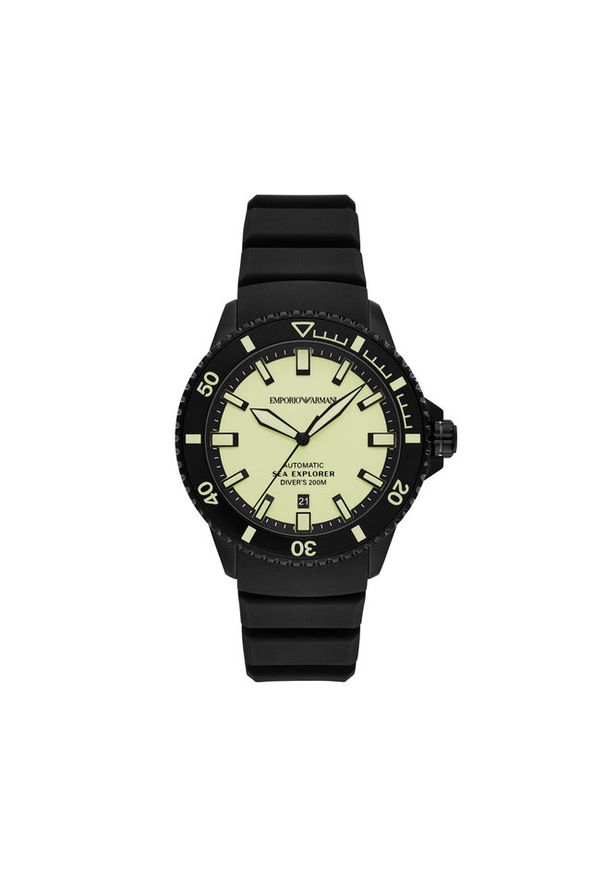 Zegarek Emporio Armani. Kolor: czarny