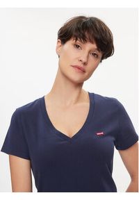 Levi's® T-Shirt Perfect 85341-0064 Granatowy Regular Fit. Kolor: niebieski. Materiał: bawełna #5