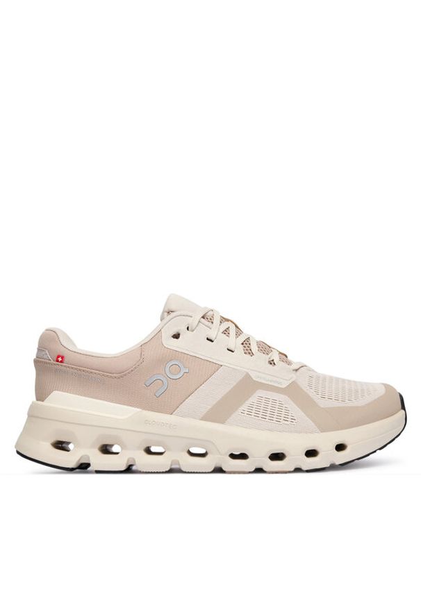 On Buty do biegania Cloudrunner 3ME10144180 Beżowy. Kolor: beżowy. Materiał: materiał