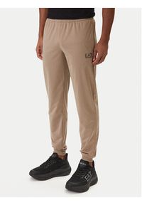 EA7 Emporio Armani Dres 8NPV65 PJHCZ Beżowy Regular Fit. Kolor: beżowy. Materiał: syntetyk #5