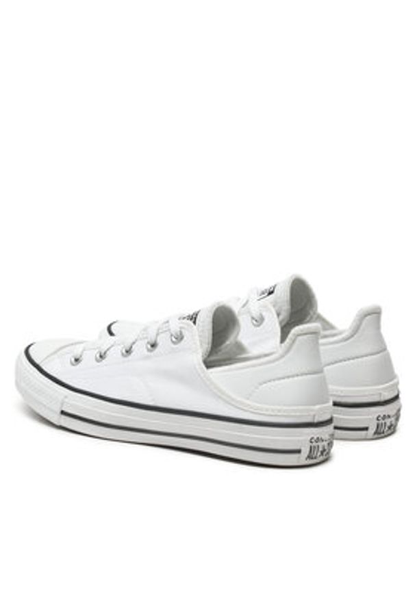 Converse Trampki Chuck Taylor All Star Crush Heel Ox A03076C Biały. Kolor: biały. Materiał: materiał