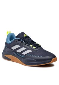 Adidas - adidas Buty na siłownię Trainer V GX0732 Granatowy. Kolor: niebieski. Materiał: materiał. Sport: fitness